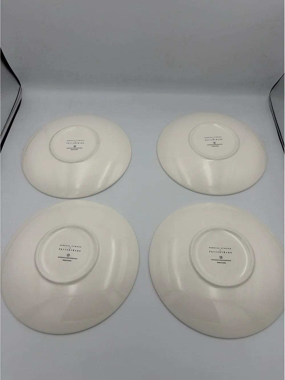 Pottery Barn X Rebecca Atwood Set of 4 dessert plates Excellent Condition
